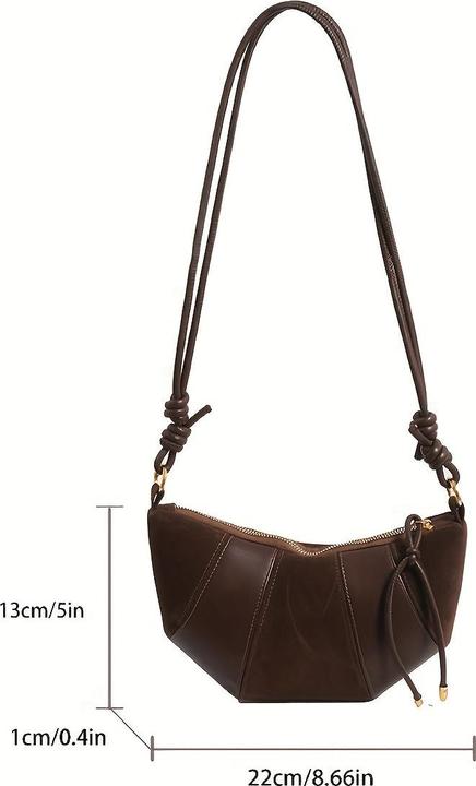Produktbild Only-Bags.Store Mode Umhängetasche, Wildlederimitat &, einfarbig, Reissverschluss, Innenfutter aus Stoff, bemalter