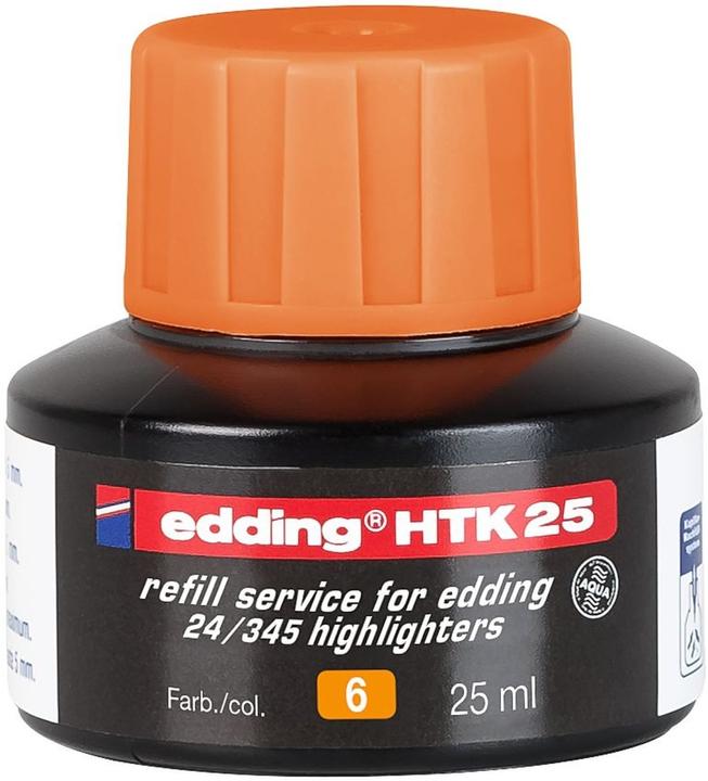 Actual product image Edding HTK 25 Marker Refiller Orange 25 ml 1 piece(s) (Black, 1 x)