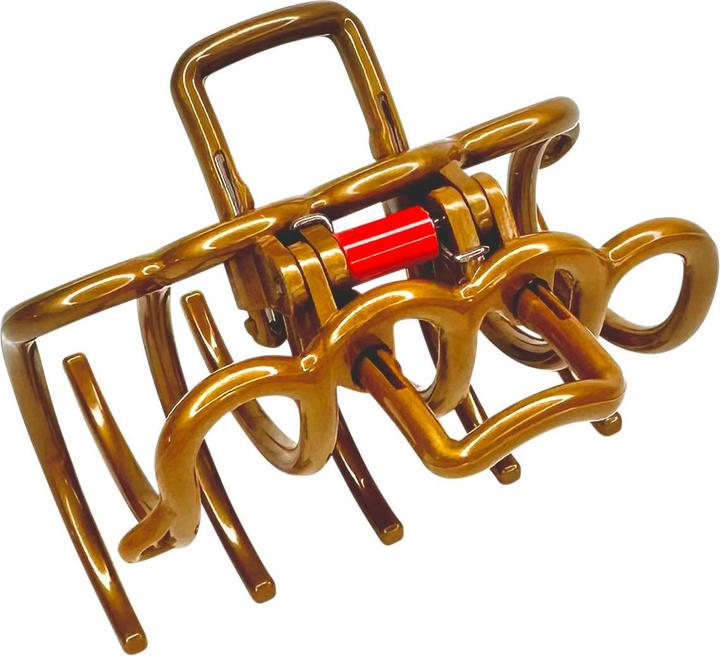Actual product image Doouup Cinnamon Gold hair clip