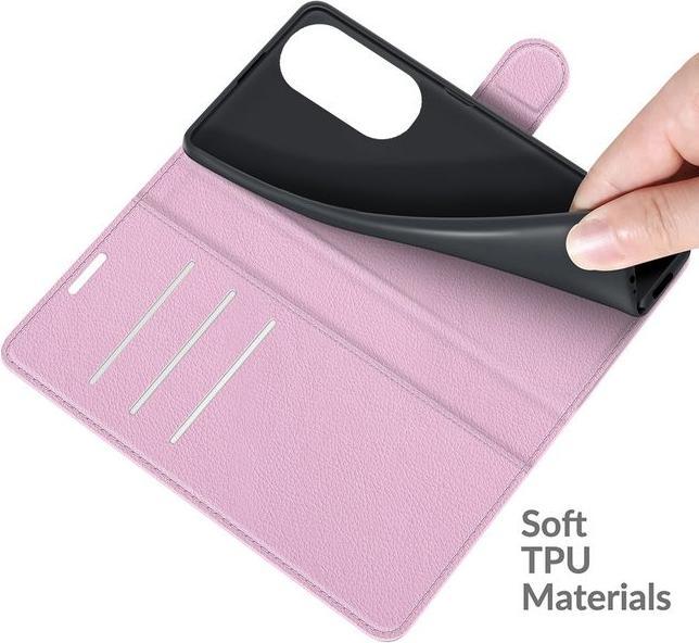Actual product image MU Classic Litchi Leather Bookcover Series (Huawei P50 Pro)