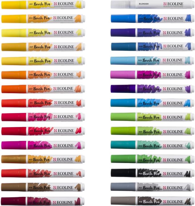 Produktbild Talens Ecoline (Mehrfarbig, 30 x)