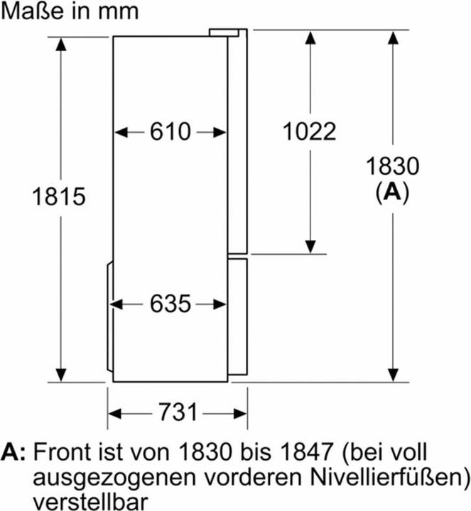 Produktbild Bosch Hausgeräte KFN96VPEA (605 l)