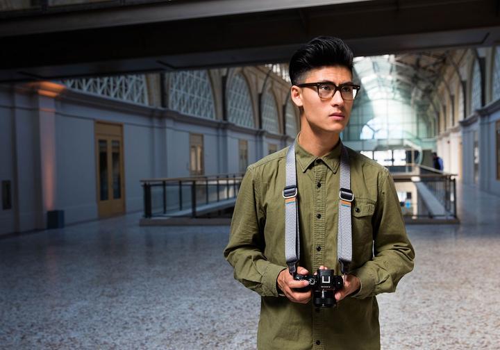 Actual product image Peak Design slide lite (Shoulder strap, Neck belt)