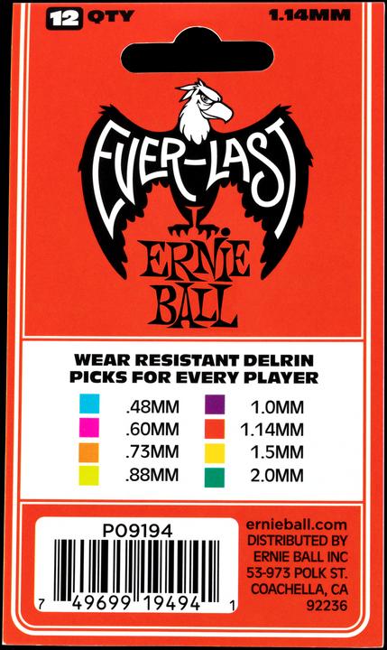 Image du produit Ernie Ball Everlast (12 x, 1.14 mm)