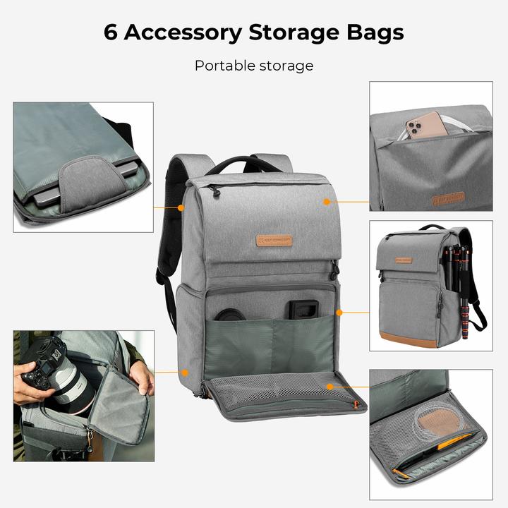 Immagine prodotto K&F Concept 22L Beta Zip (Zaino per fotocamera, 22 l)