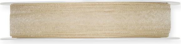 Actual product image Halbach organza ribbon, nature (Gift ribbon)