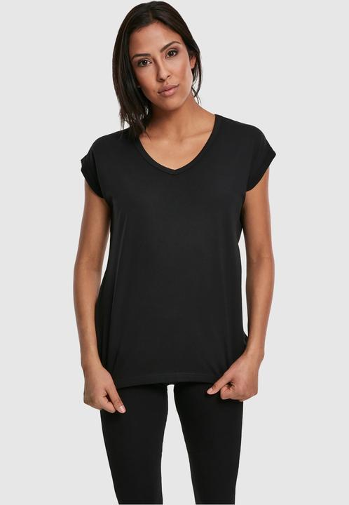 Produktbild Urban Classics Ladies Round V-Neck Extended Shoulder Tee (3XL)