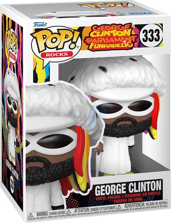 Produktbild Funko George Clinton POP! Rocks Vinyl Figurine 9 cm