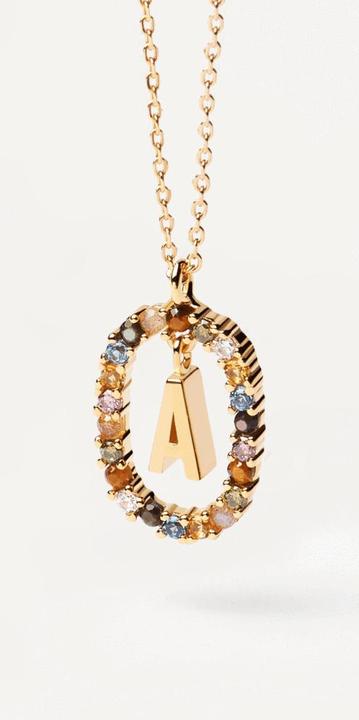 Immagine prodotto Pd Paola Nuova collana di lettere A (Argento 925, 50 cm)