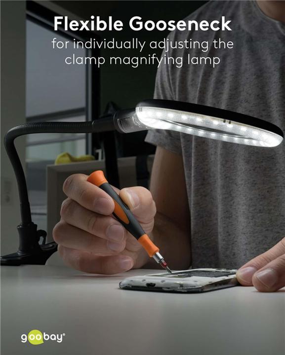 Produktbild Goobay Stand-/Klemm-Lupenleuchte (480 lm)
