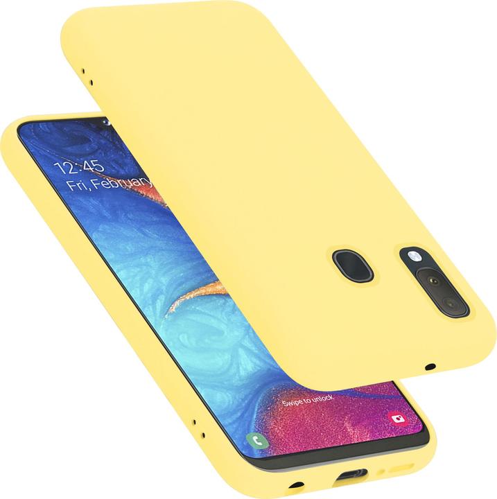 Immagine prodotto Cadorabo Copertura della cassa del silicone liquido TPU (Samsung Galaxy A20e)