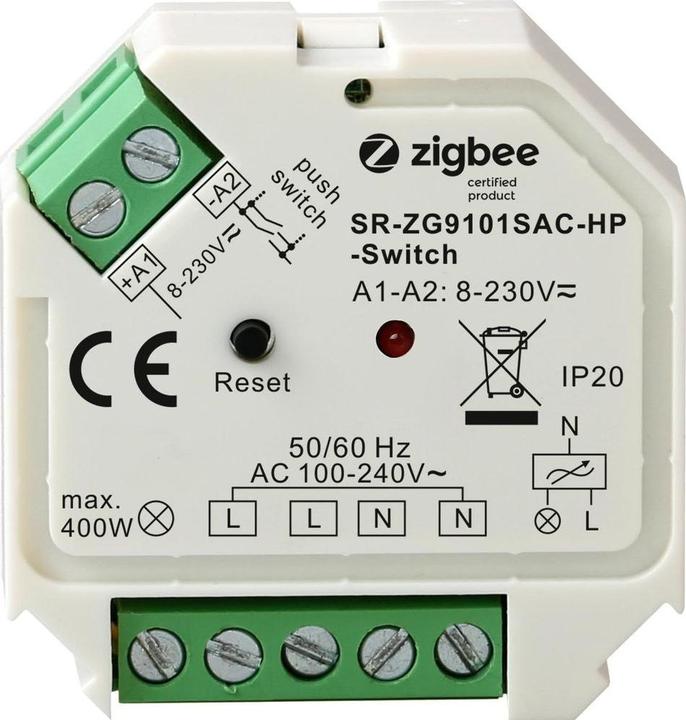 Sunricher Funk-Schaltaktor ZigBee 3.0 400 W (Schaltaktor)