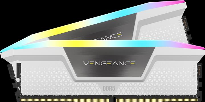 Actual product image Corsair RAM D5 6400 32GB C36 Vengeance RGB K2 W (2 x 16GB, 6400 MHz, DDR5 RAM, DIMM)