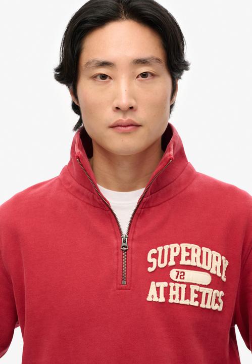 Produktbild Superdry Vintage Athletic Sweatshirt mit halblangem Reissverschluss (XL)