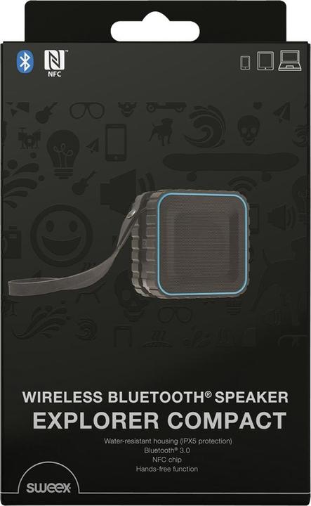 Actual product image Sweex AVSP5000-07 Bluetooth speaker 2.03 W (Rechargeable battery operated)
