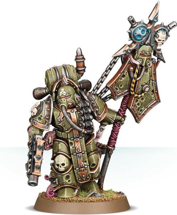 Actual product image Games Workshop Plague Marine Icon Bearer