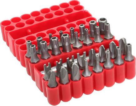 InLine Spezial Bitsatz (2, 2.5, 3, 4, 5, 6mm, 1/8"", 3/32"", 5/32"", 5/64"", 7/64"", 9/64"", 6,35mm Magnet-Bithalter, 9 Torx Bits mit Innenloch TR8, TR10, TR15, TR20, TR25, TR27, TR30, TR35, TR40)