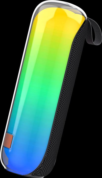 Produktbild 2GO Bluetooth Lautsprecher Acoustic Glow mit RGB-Lichtshow (4 h, Akkubetrieb)