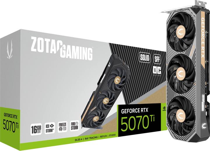 Productafbeelding Zotac Gaming GeForce RTX 5070 Ti Solid SFF OC (16 GB)