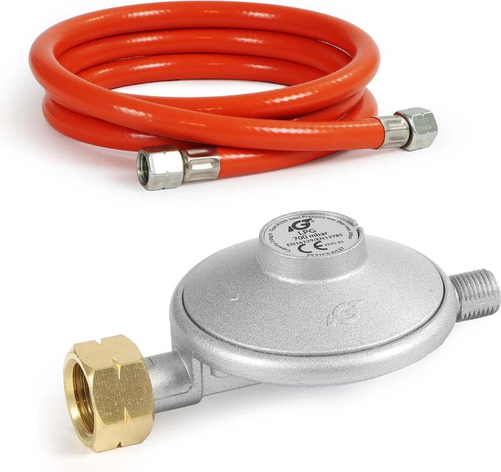 Image du produit Wiltec Kit pressostat 700mbar Tuyau 1,5m Raccords français Régulateur pression