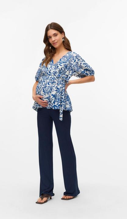 Image du produit Mamalicious Normal geschnitten V-Ausschnitt Top Bluse (XS)