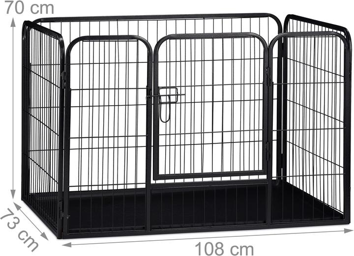 Actual product image Relaxdays Whelping Pen with Floor Tray