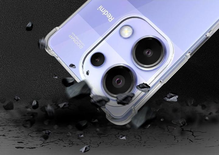 Actual product image Screenguard Crystal Soft Airbag Bumper (Xiaomi Redmi Note 13 Pro 4G)