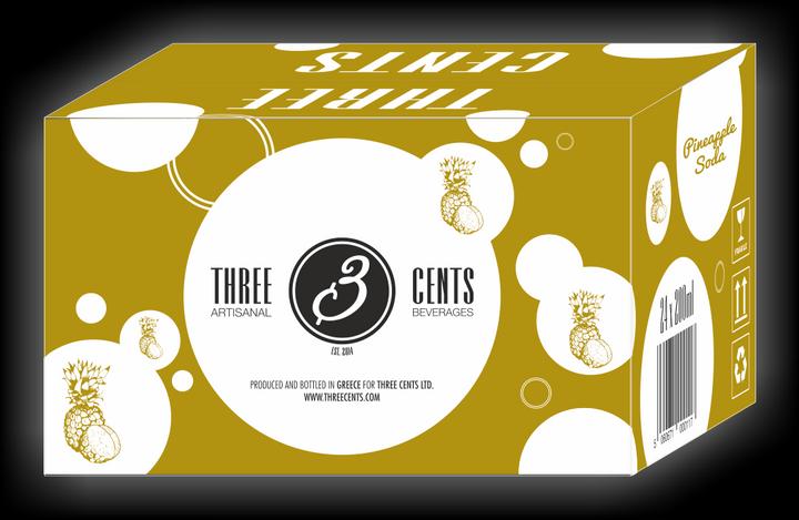 Immagine prodotto Three Cents Pineapple Soda (24 x 20 cl)