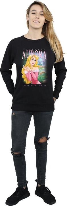 Actual product image Disney Interactive Studios Womens/Ladies Aurora Montage Cotton Sweatshirt (XL)