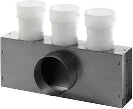 Actual product image Nilan Vaeg-/loftsboks for ventil - Vaeg-/loftsboks for ventil Ø125 - 3 studse