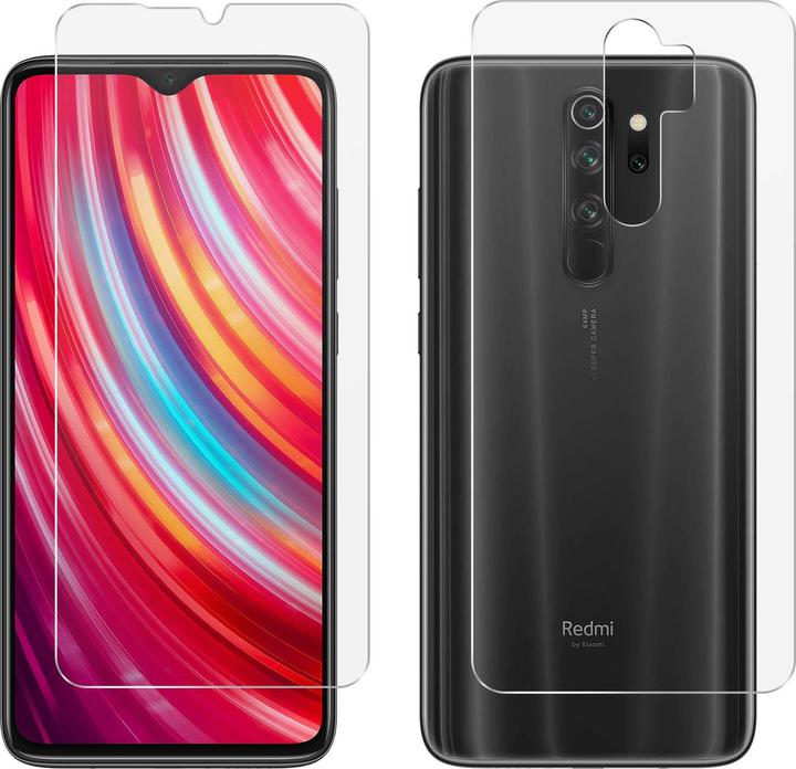 Produktbild Avizar 360° Rundumschutzfolie, Vorder- und Rückseite (1 Stück, Xiaomi Redmi Note 8 Pro)