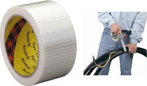 Actual product image 3M Filament adhesive tape Transp (25 mm)