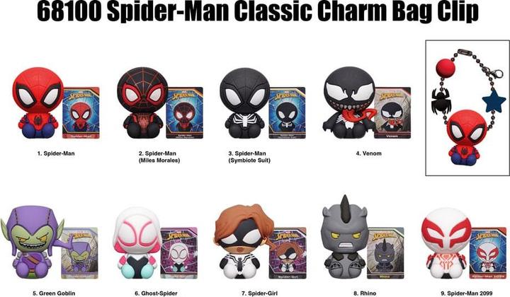 Monogram Int. Spider-Man 3D PVC-Taschenanhänger Display (24)