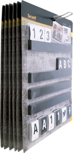 Actual product image Securit Buchstabenleiste schwarz (1.5 x 35.5 x 30 cm)