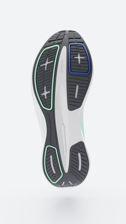Produktbild Kiprun Laufschuhe Herren - Cushion 500 weiss/grün (46)