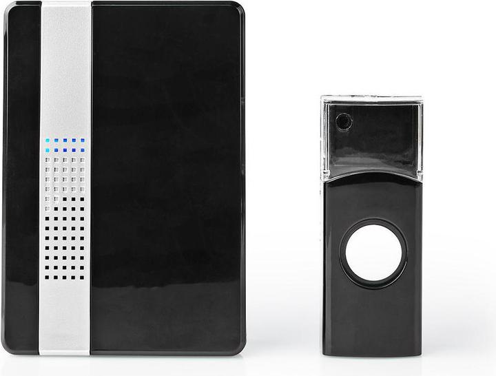 Actual product image Nedis Wireless doorbell set Mains power supply 220-240 V AC 50 Hz 1x CR2032 Volume: 80 dB S (Funk)