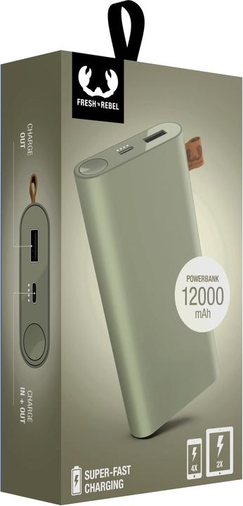 Produktbild Fresh'N Rebel Powerbank (12000 mAh, 10 W, 44.40 Wh)