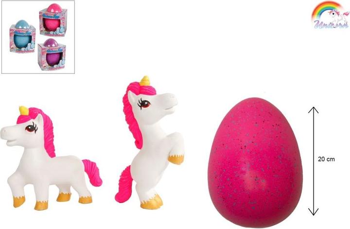 Image du produit NoName Oeuf Mega Licorne, 20 cm, assorti