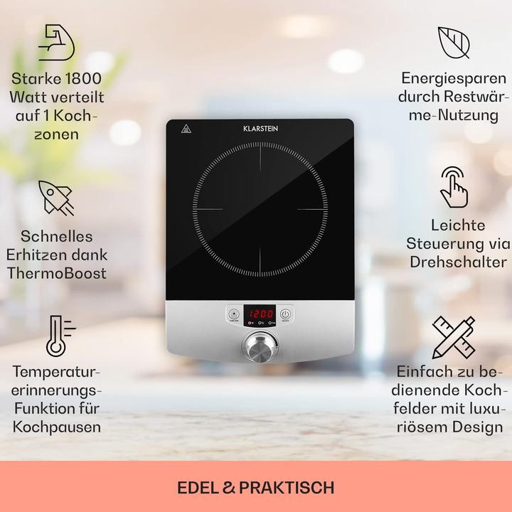 Actual product image Klarstein Single induction hotplate