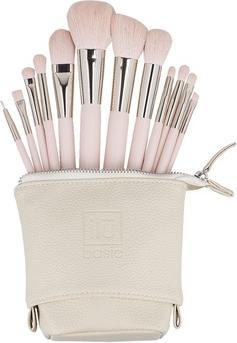 Actual product image Ilu Basic Set 12 Makeup Brushes with Pink Bag (Set)