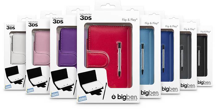 Actual product image Bigben Flip & Play Protector - black, 3DS (3DS)