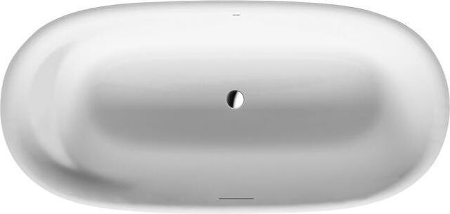 Produktbild Duravit Badewanne CAPE COD 1855x885mm freist 1 Rückenschräge weiss (205 l, 185.50 cm, 88.50 cm)