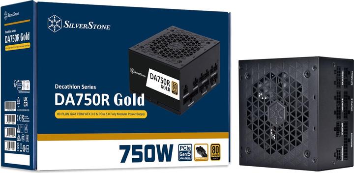 Produktbild Silverstone SST-DA750R-GMA - 80 PLUS Gold 750W ATX 3.0 & PCIe 5.0 Fully Modular Power Supply (750 W)