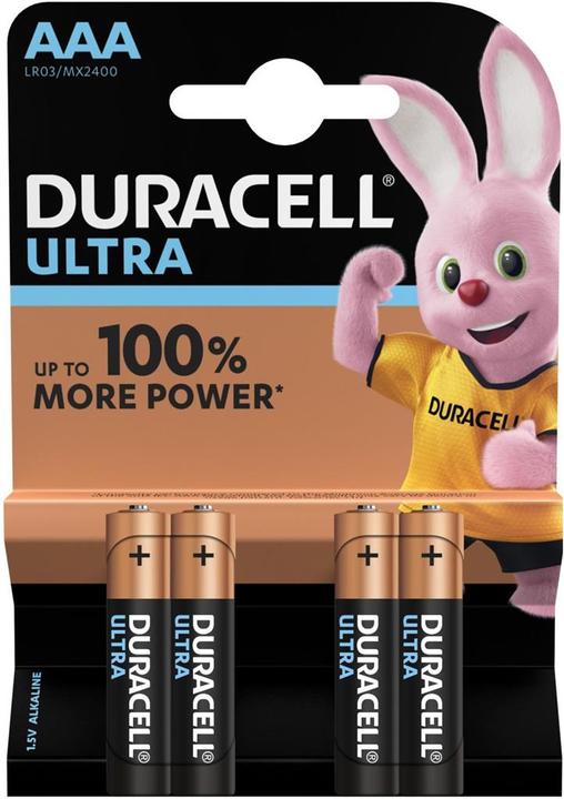 Actual product image Duracell Ultra (4 pcs., AAA, 1100 mAh)