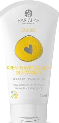 Actual product image BasicLab Famillias Cream Facial Moisturiser Light Texture 75Ml (75 ml, 24h cream)