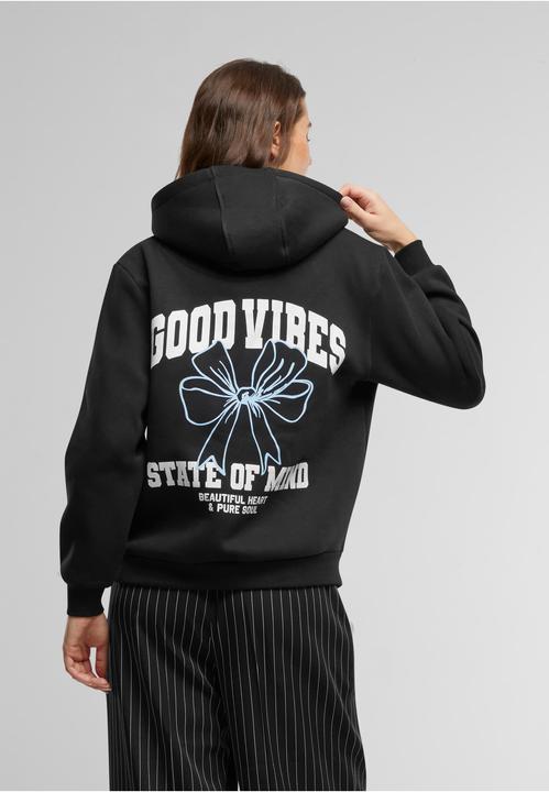 Produktbild Miss Tee Good Vibes Bow Ladies Fluffy Hoody - 179957 (M)