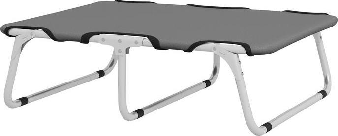 Produktbild Swisshandel24 Hundebett, klappbar, robust & komfortabel, bis 10kg, 71x58x20cm, Grau (Hund)