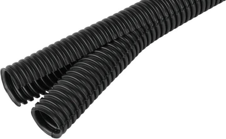 Produktbild Fränkische Rohrwerke Kunststoffwellrohr Co-Flex PP-UV, geschlitzt, schwarz, NW 20 mm (1.92 cm)