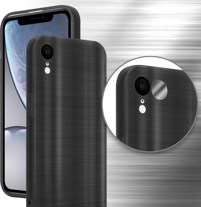 Produktbild Cadorabo Hülle für Apple iPhone XR im TPU Brushed Kameraschutz LM160 Style (Apple iPhone XR)