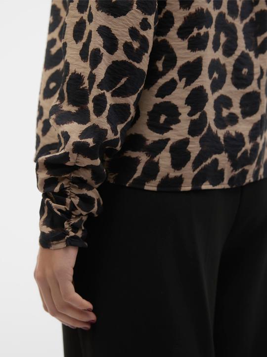 Image du produit Vero Moda Vmiris L/S Rouching Top Wvn Pop1 Ga Top (XS)